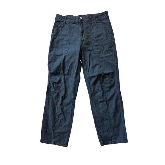 Anthropologie PILCRO Woman's Carpente/Cargo Jeans/Pants size 28, Black/Dark Gray - Picture 1 of 11